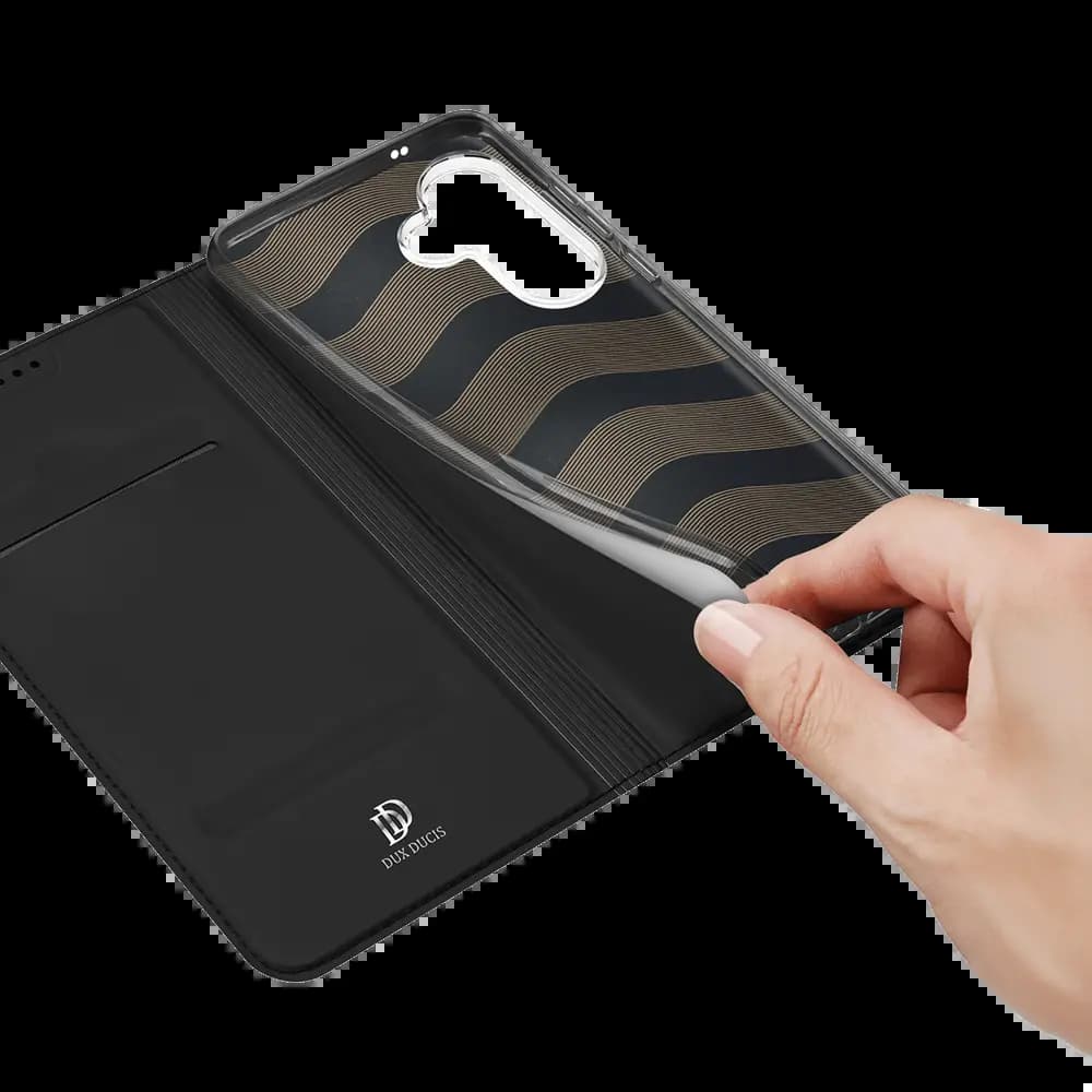 Housse folio Samsung Galaxy A57 5G porte-carte – Dux Ducis Skin Pro Noir
