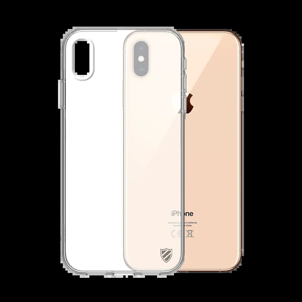 Coque Silicone Renforcée PROTECT pour Apple iPhone XS Max Transparent