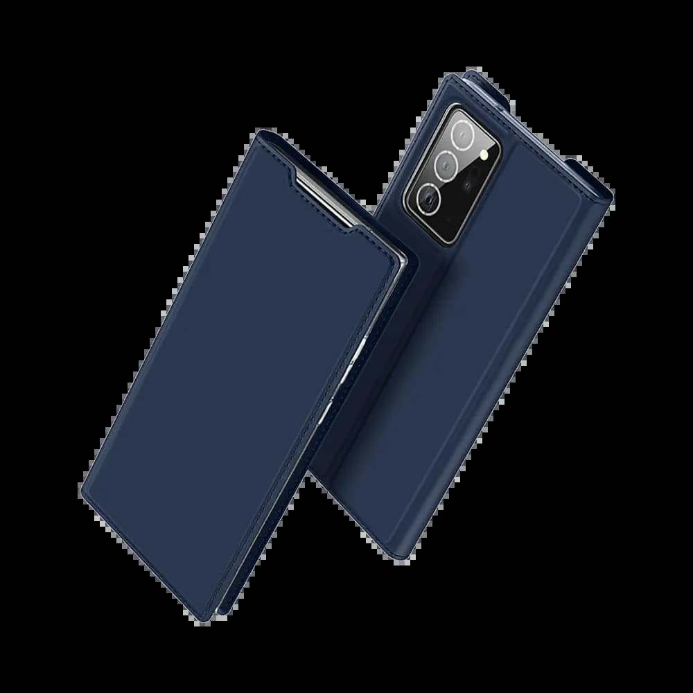 Housse folio Samsung Galaxy Note 20 Ultra porte-carte – Dux Ducis Skin Pro Bleu