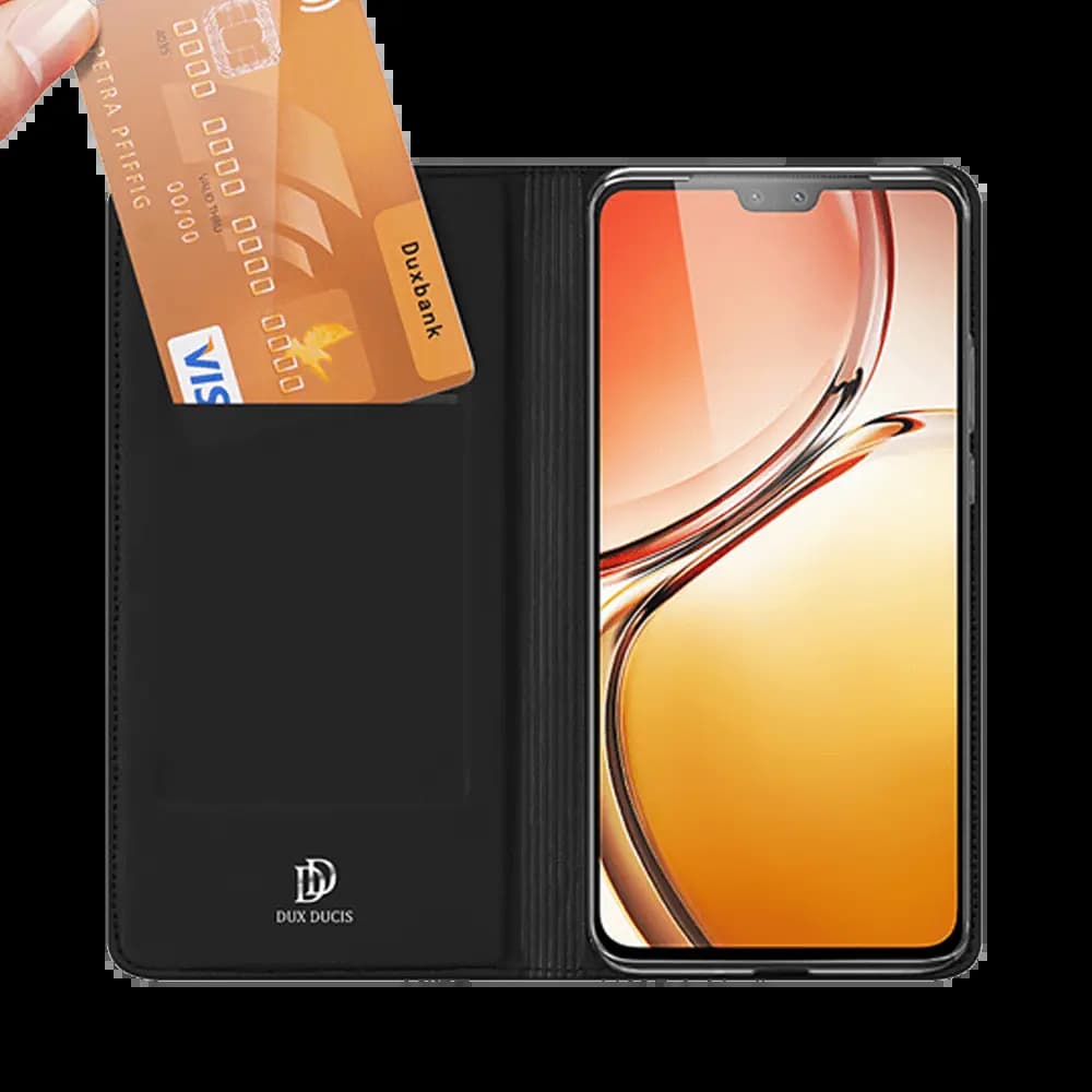 Housse folio Vivo V23 porte-carte – Dux Ducis Skin Pro Noir