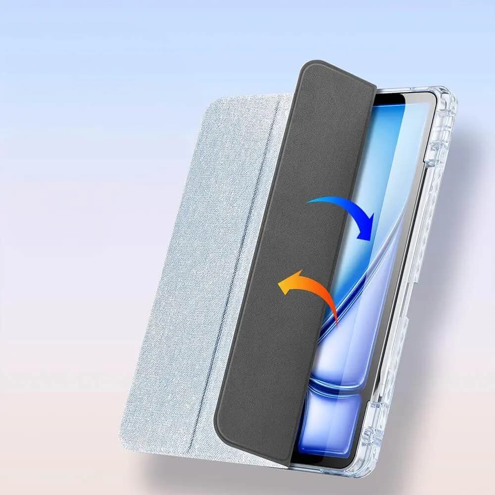 Housse de Protection Dux Ducis pour Apple iPad Pro 12.9" (3e, 4e, 5e & 6e génération) & iPad Air 13 M2 Bleu