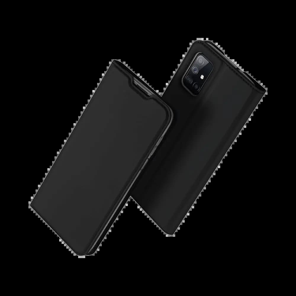 Housse folio Samsung Galaxy M51 porte-carte – Dux Ducis Skin Pro Noir