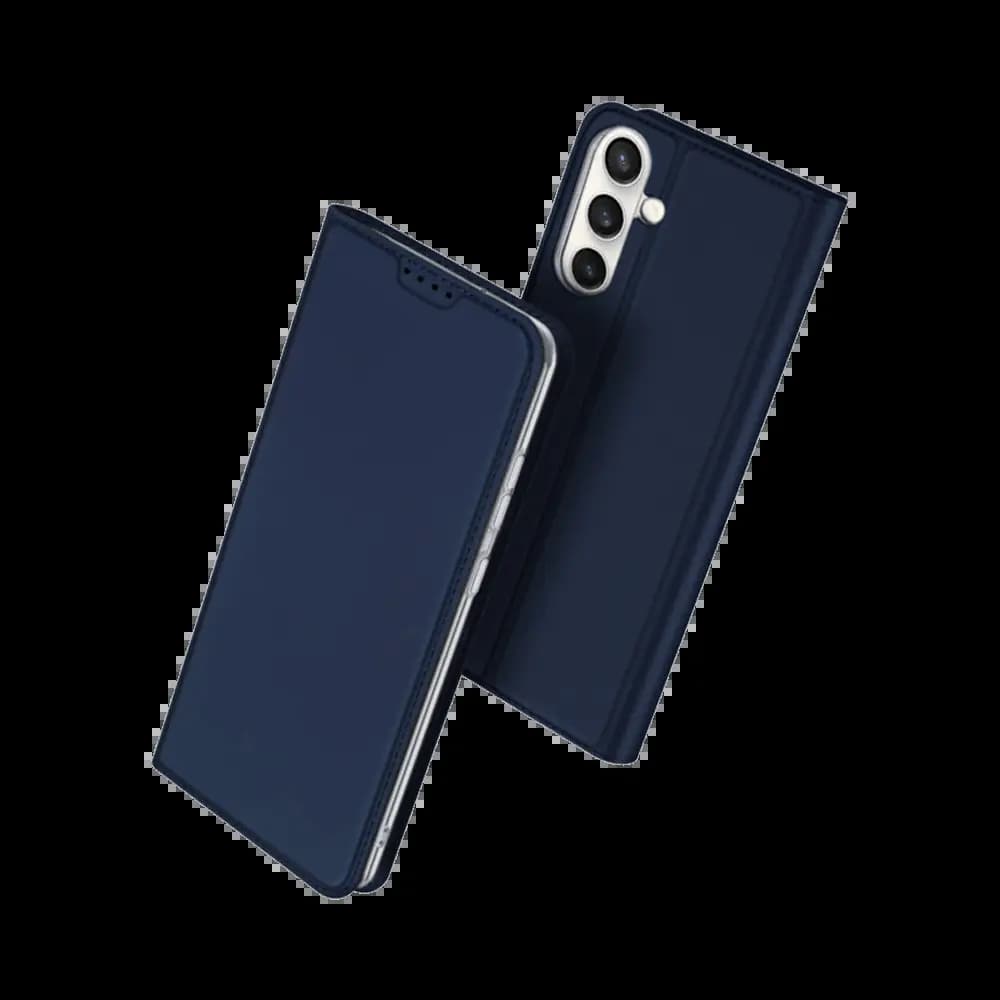Housse folio Samsung Galaxy S25 FE porte-carte – Dux Ducis Skin Pro Bleu