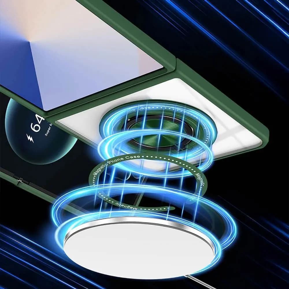 Coque de Protection Magnétique avec Bague 360° Z-FL3 Samsung Galaxy Z Flip 7 5G F766  Vert