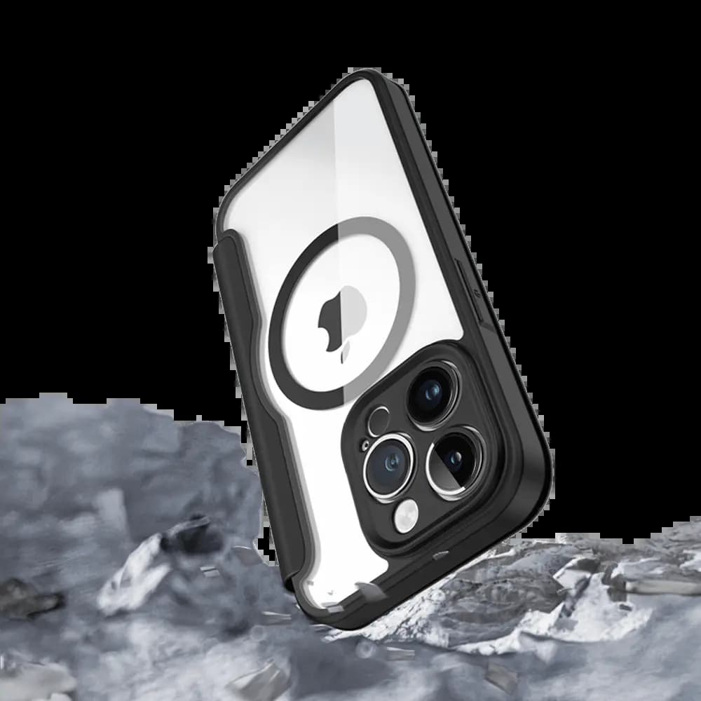 Housse de Protection Skin X Pro Dux Ducis pour Apple iPhone 14 Pro Max MagSafe Violet Clair