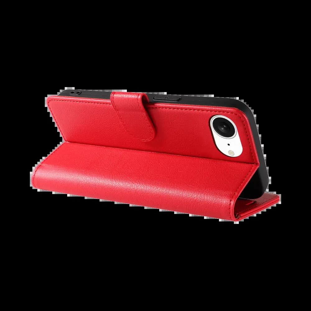 Housse folio anti-RFID iPhone 16e – PROTECT IP011 Rouge