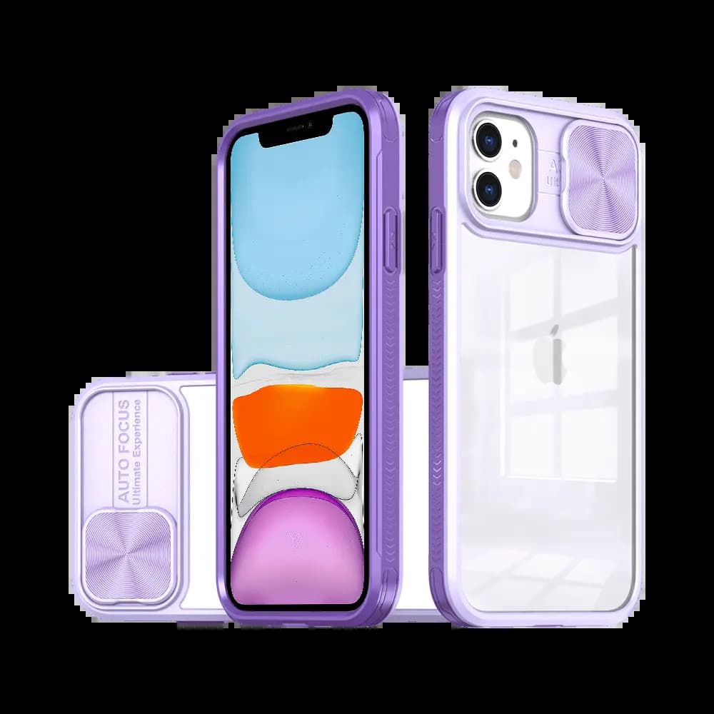 Coque avec cache caméra iPhone 11 – PROTECT IE027 Violet