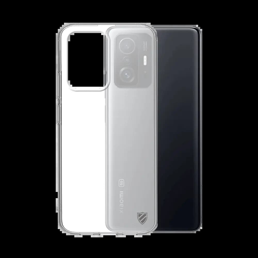 Coque Silicone PROTECT pour Xiaomi 11T 5G/11T Pro 5G Transparent