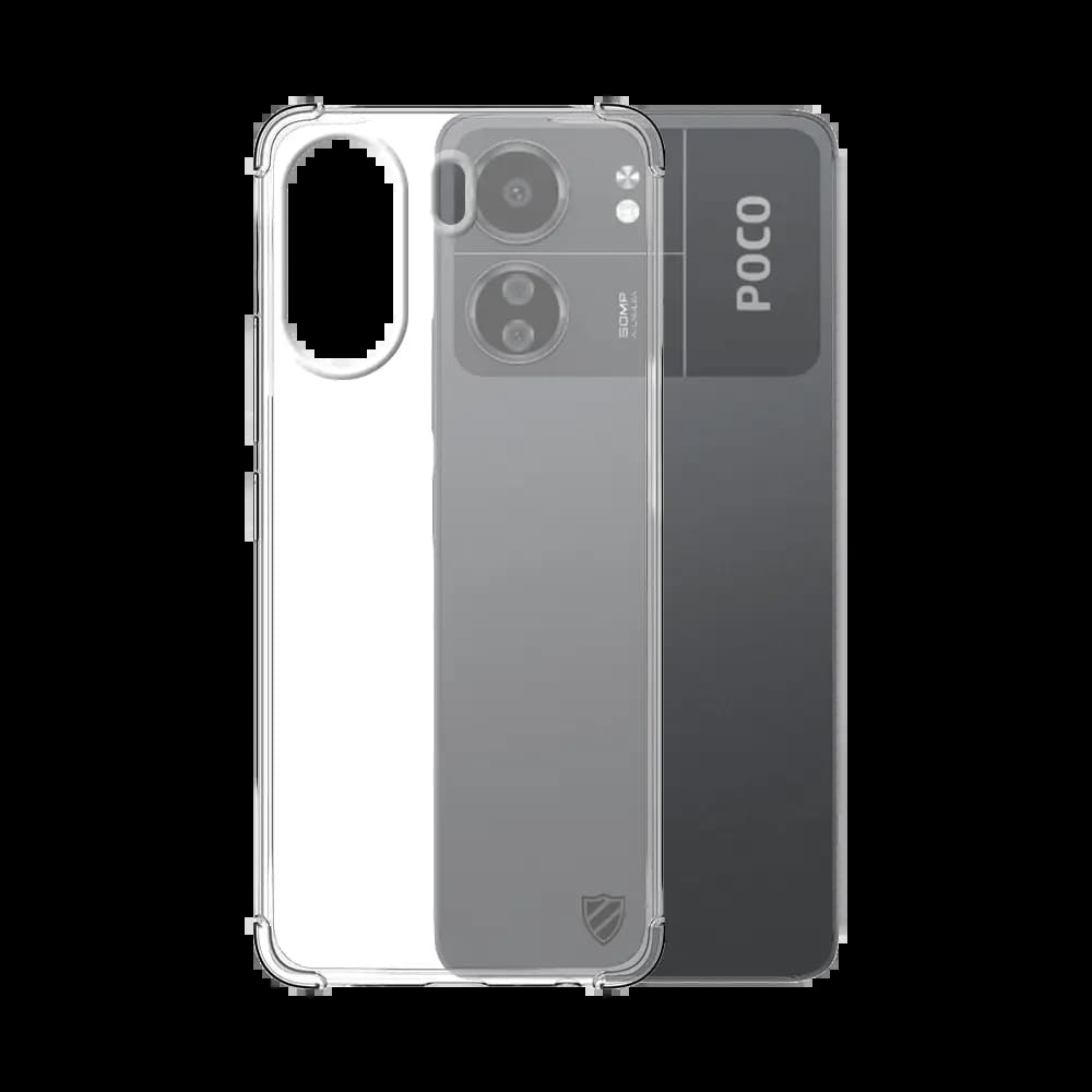 Coque Silicone Renforcée PROTECT pour Xiaomi Poco C65/Redmi 13C Transparent