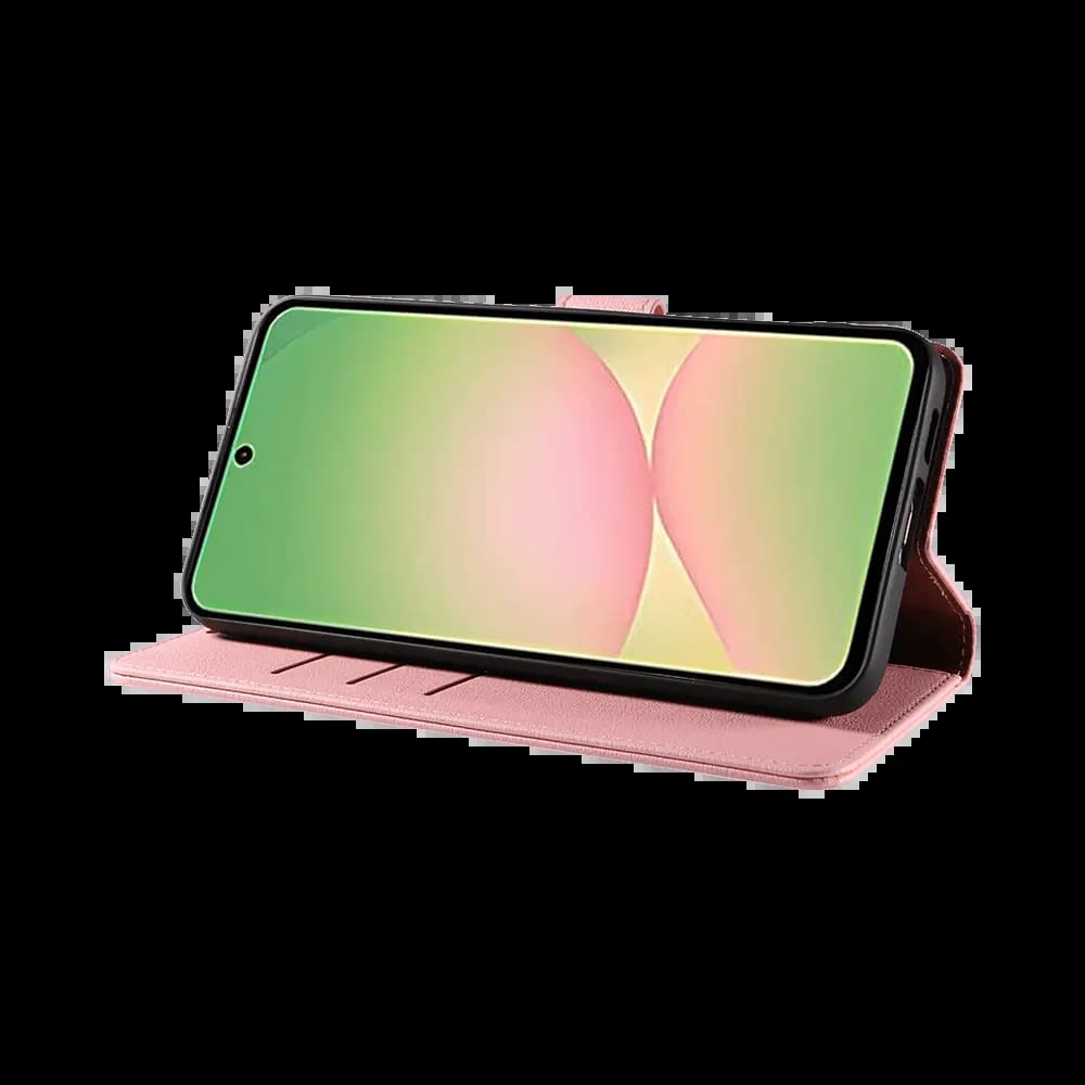 Housse folio anti-RFID Samsung Galaxy A57 5G – PROTECT IP011 Rose