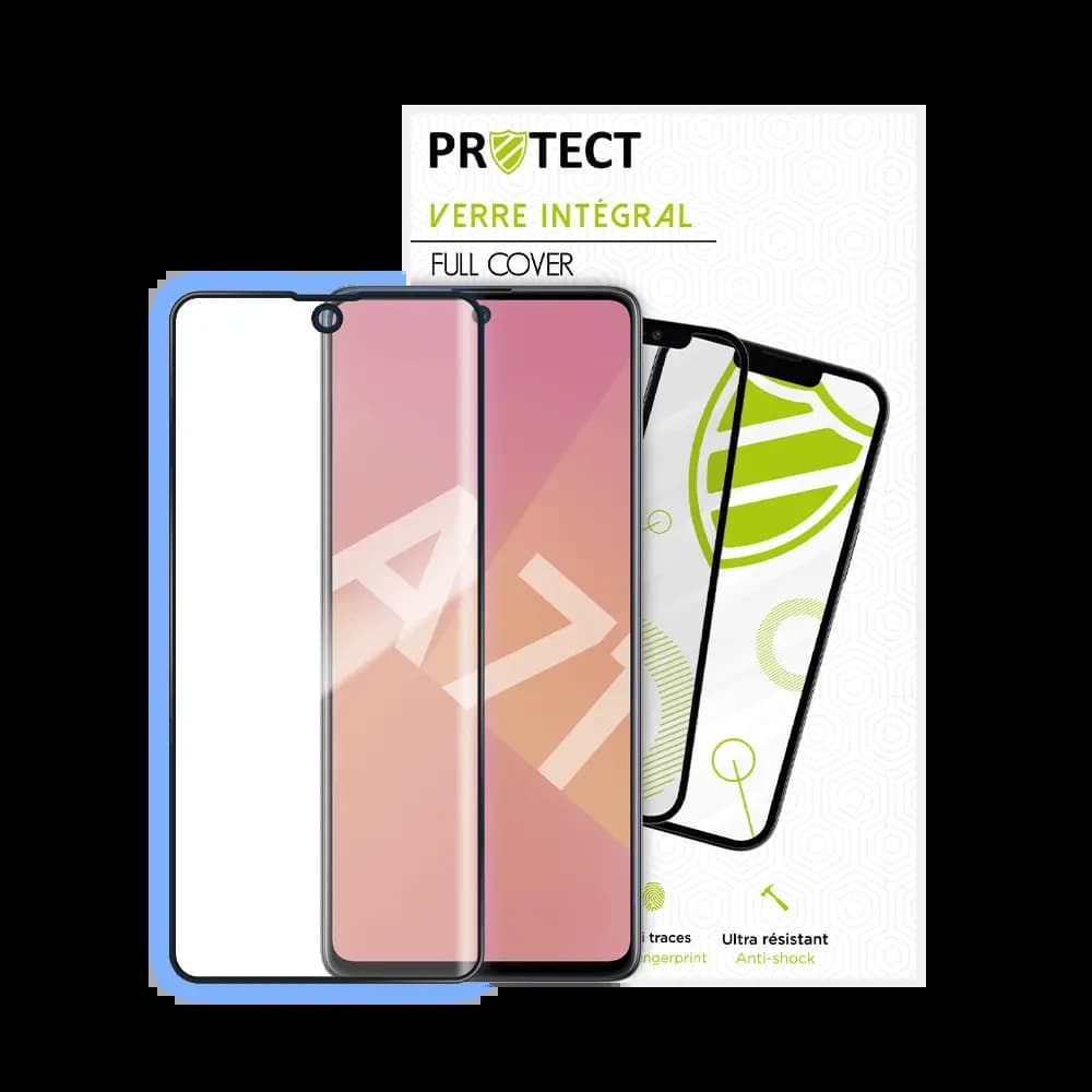 Verre trempé intégral 5D 9H – protection écran Samsung Galaxy A71 – PROTECT Noir
