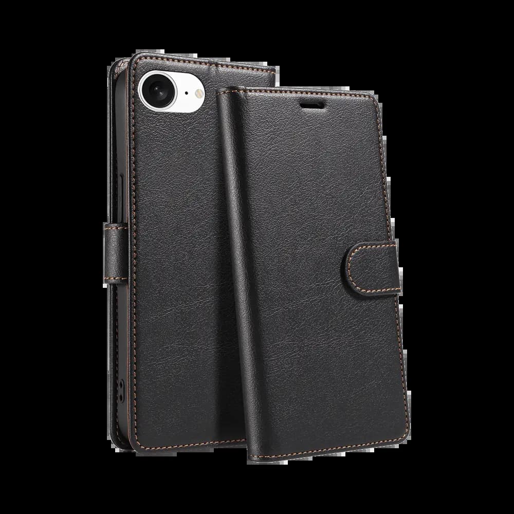 Housse folio anti-RFID iPhone 16e – PROTECT IP011 Noir