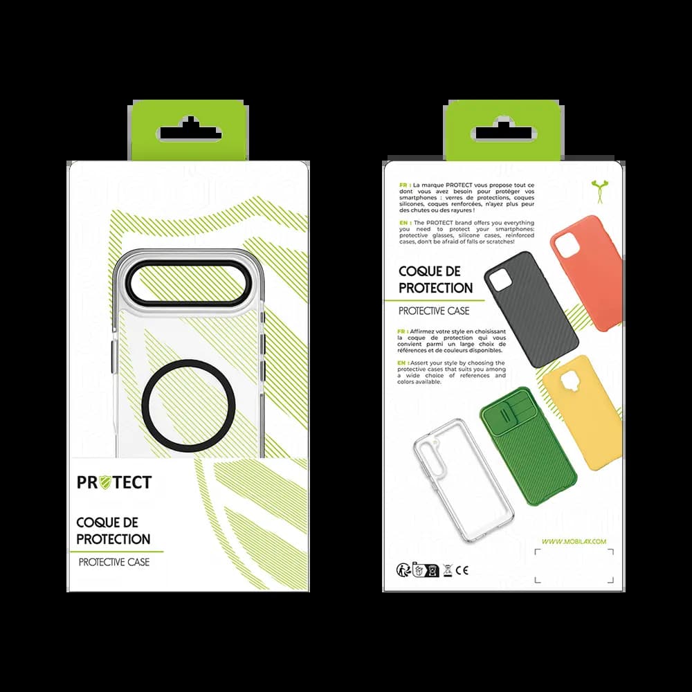 Coque MagSafe antichoc iPhone Air – PROTECT MS01 Noir