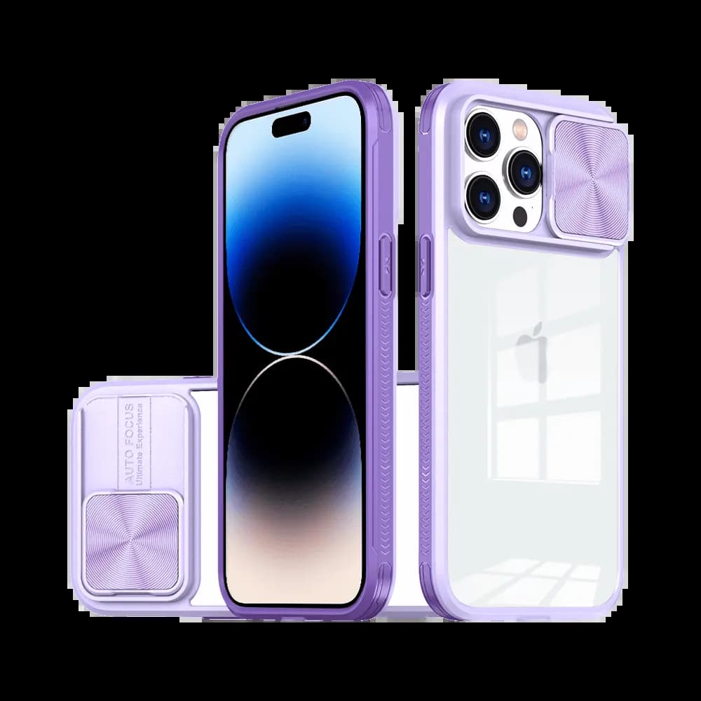 Coque avec cache caméra – iPhone 14 Pro Max – PROTECT IE027 Violet