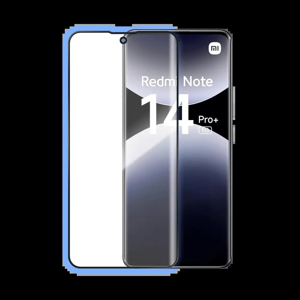Verre Trempé Intégral PROTECT pour Xiaomi Redmi Note 14 Pro+ 5G Noir