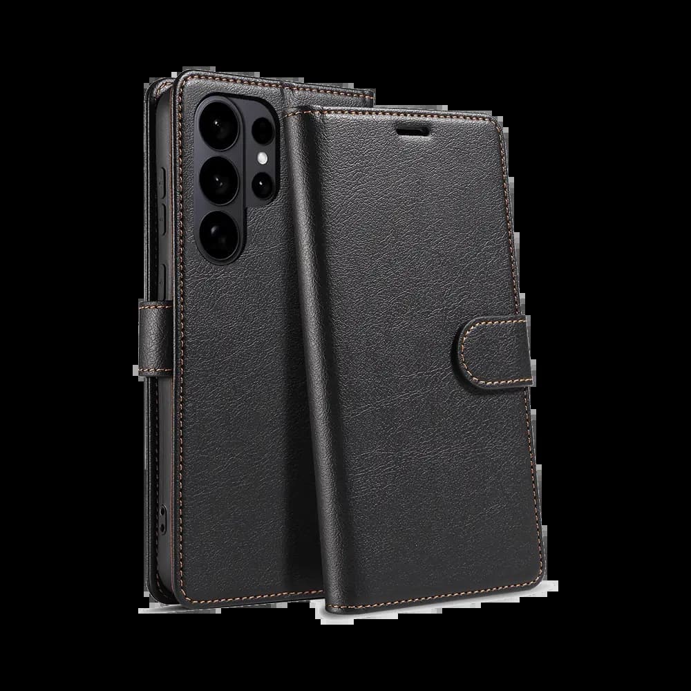 Housse folio anti-RFID Samsung Galaxy S26 Ultra – PROTECT IP011 Noir