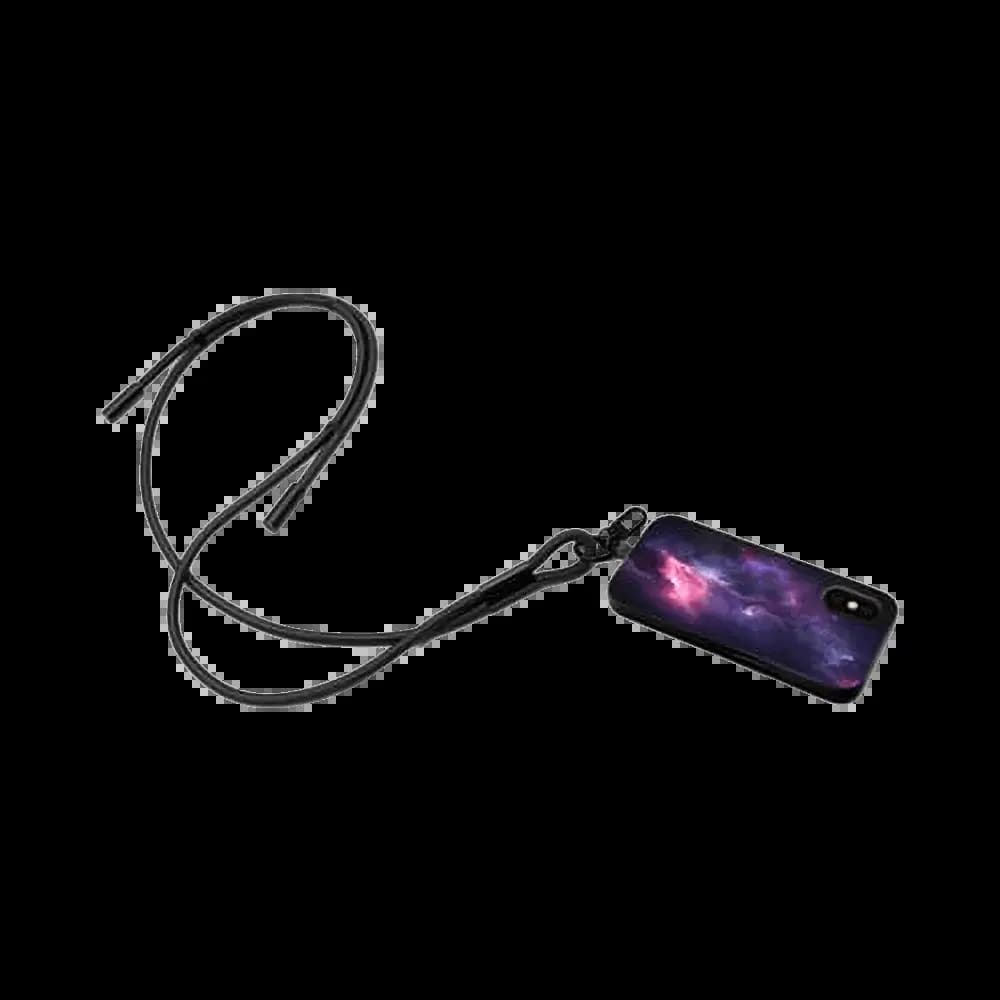 Tour de Cou Smartphone avec Câble Type-C vers Lightning Noir