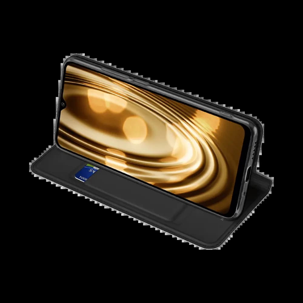 Housse folio Xiaomi Poco C40 porte-carte – Dux Ducis Skin Pro Noir