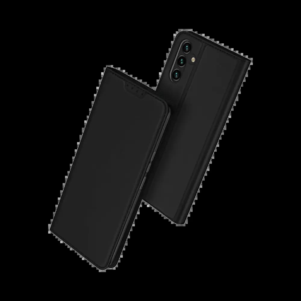 Housse folio Samsung Galaxy A14 5G avec porte-cartes + support – Dux Ducis Skin X2 Noir