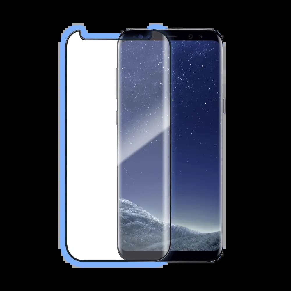 Verre trempé intégral 5D 9H – protection écran Samsung Galaxy S8+ – PROTECT Noir