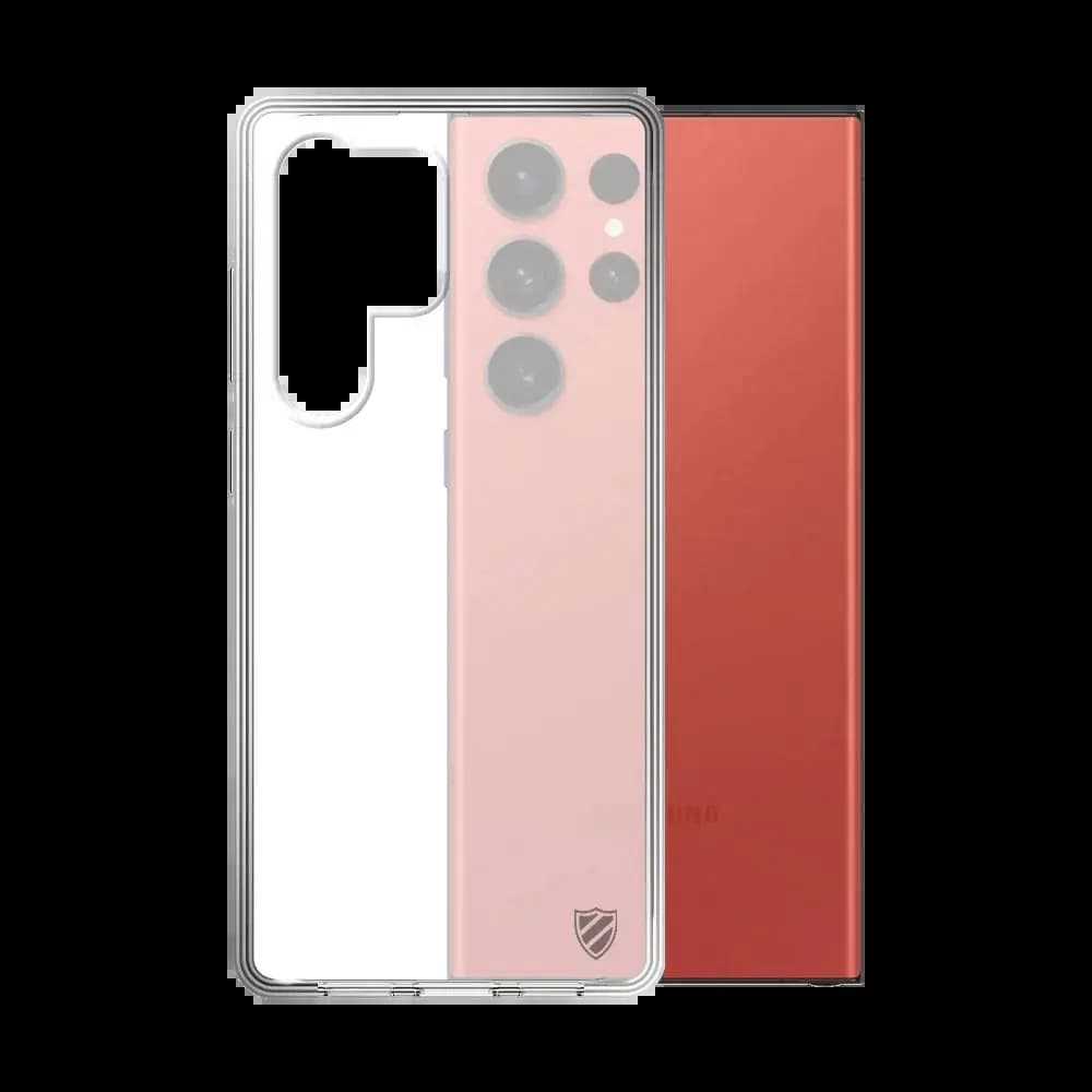 Coque Silicone PROTECT pour Samsung Galaxy S23 Ultra 5G S918 Transparent