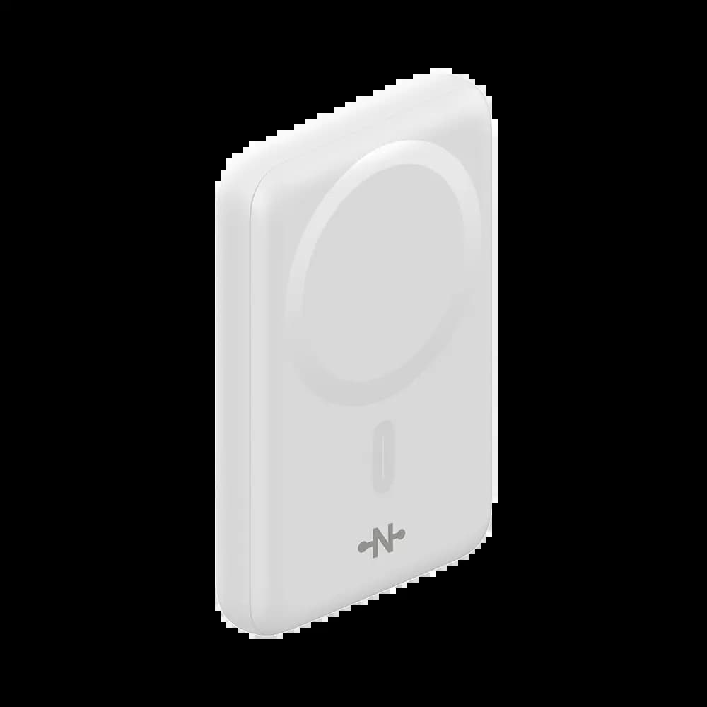 Batterie externe magnétique MagSafe 10000mAh 15W – recharge sans fil – CONNECT Blanc