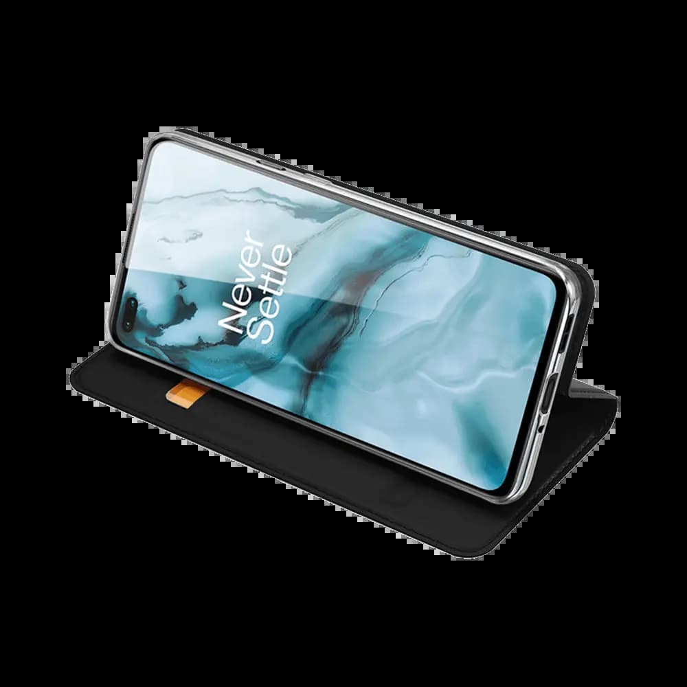 Housse folio OnePlus Nord porte-carte – Dux Ducis Skin Pro Noir
