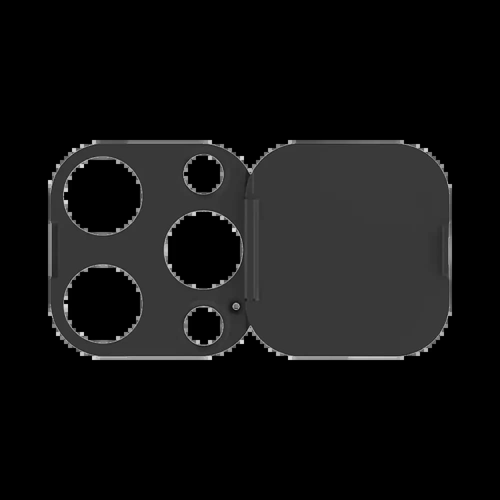 Protection Lentille avec Cache Camera Apple iPhone 16 Pro / 16 Pro Max Noir