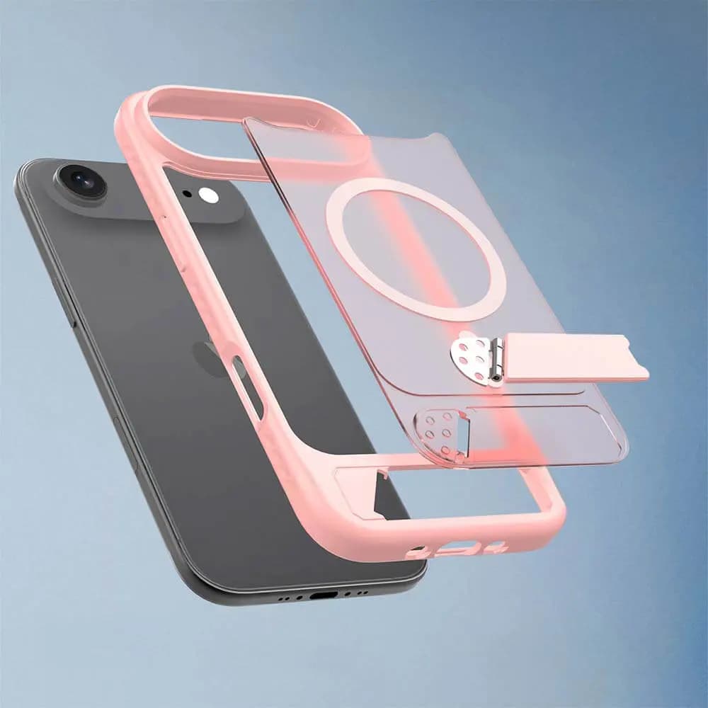 Coque de Protection MagSafe avec Support PROTECT pour Apple iPhone Air Rose