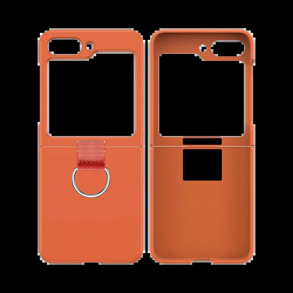 Coque de Protection avec Anneau Samsung Galaxy Z Flip 6 5G Orange