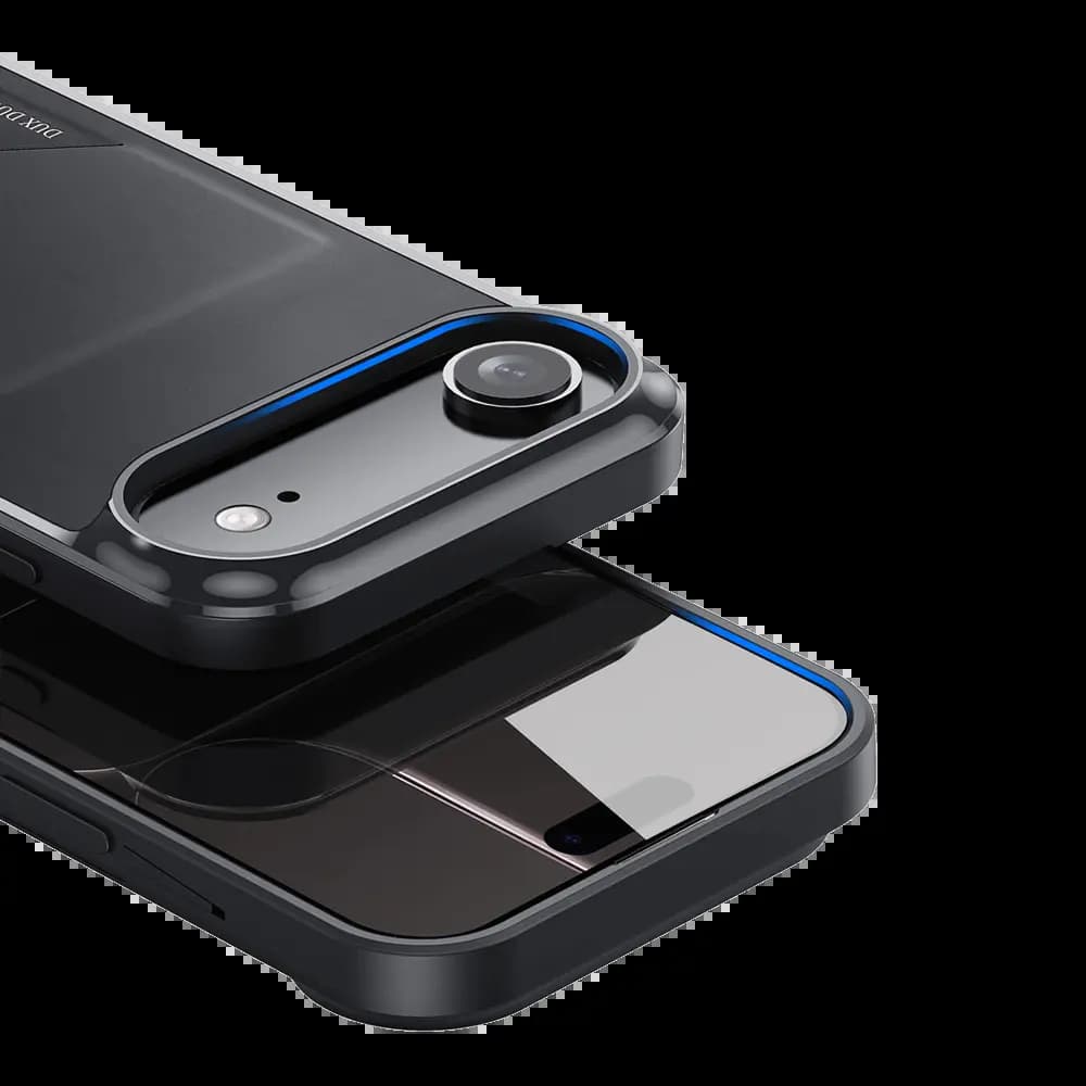  Coque de protection antichoc iPhone Air avec porte-carte intégré - Dux Ducis Pocard Noir