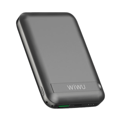 Batterie Externe Power Bank Sans Fil Magnétique Wiwu 22.5W 10000mAh Noir