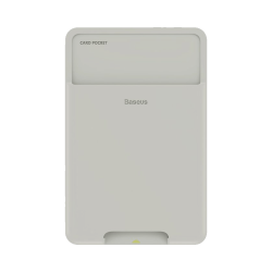 Porte-Cartes Silicone Adhesif Baseus Gris Clair