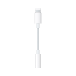 Adaptateur Lightning vers Jack Apple Blanc
