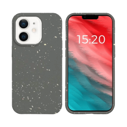 Coque Bambou Biodégradable PROTECT pour Apple iPhone 12 Mini Noir