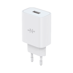 Chargeur Secteur USB CONNECT Charge Rapide 18W QC3.0 Blanc