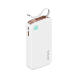 Batterie Externe Power Bank Usams Charge Rapide 20W 10000mAh Blanc