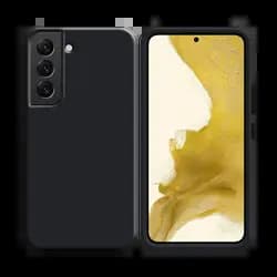 Coque Silicone Compatible pour Samsung Galaxy S22 Plus Gris