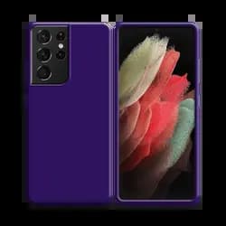 Coque Silicone Compatible pour Samsung Galaxy S21 Ultra 5G Mauve