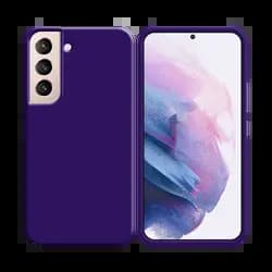 Coque Silicone Compatible pour Samsung Galaxy S21 5G Mauve