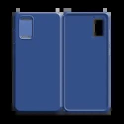 Coque Silicone Compatible pour Samsung Galaxy A23 Bleu Marine