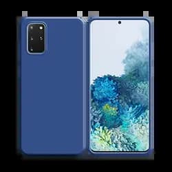 Coque Silicone Compatible pour Samsung Galaxy S20 Plus 5G Bleu Marine