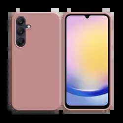 Coque Silicone Compatible pour Samsung Galaxy A25 5G Rose