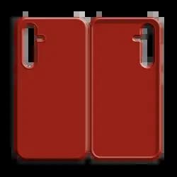 Coque Silicone Compatible pour Samsung Galaxy A54 5G Rouge