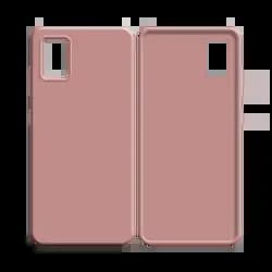 Coque Silicone Compatible pour Samsung Galaxy A51 Rose