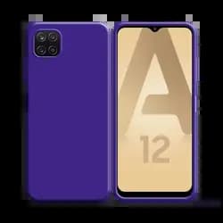 Coque Silicone Compatible pour Samsung Galaxy A12 & M12 Mauve