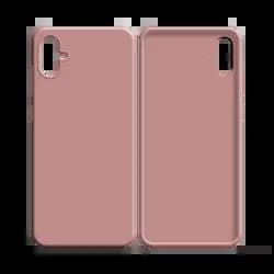 Coque Silicone Compatible pour Samsung Galaxy A04e Rose