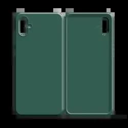 Coque Silicone Compatible pour Samsung Galaxy A05 Vert Foncé