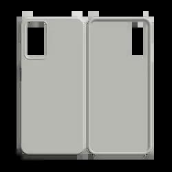 Coque Silicone Compatible pour Samsung Galaxy A03s Blanc