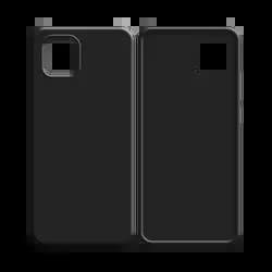 Coque Silicone Compatible pour Samsung Galaxy A03 Noir